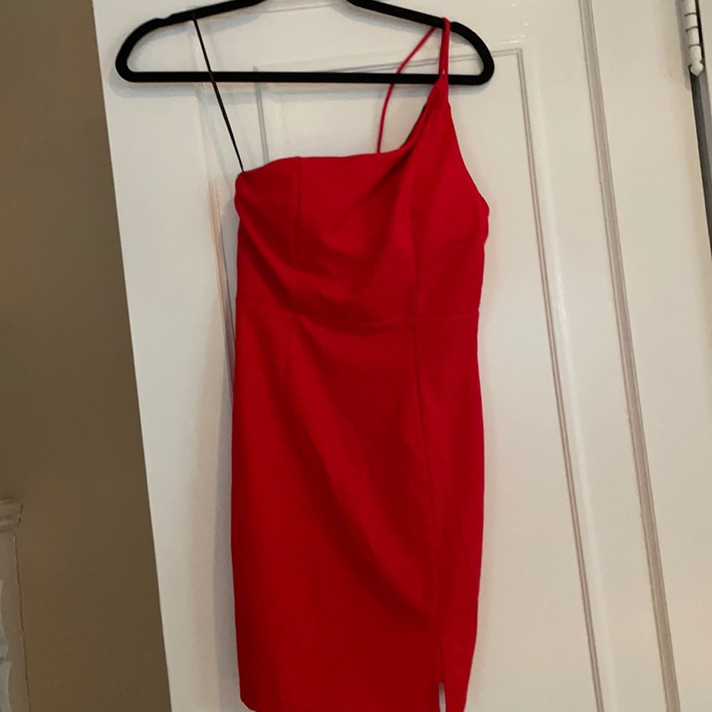 Hello Molly One Shoulder Dress